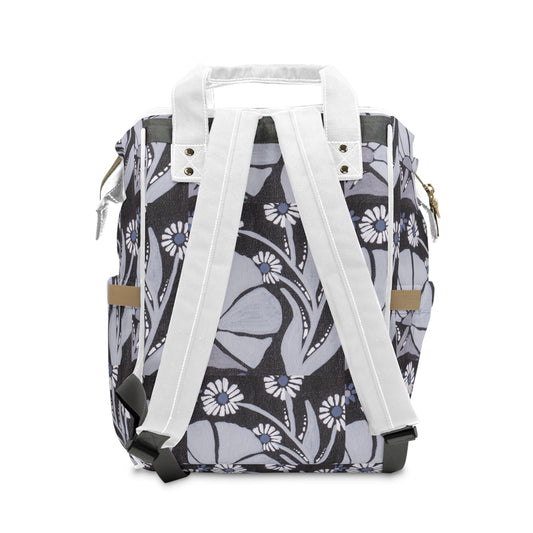 Floral Multifunctional Diaper Backpack