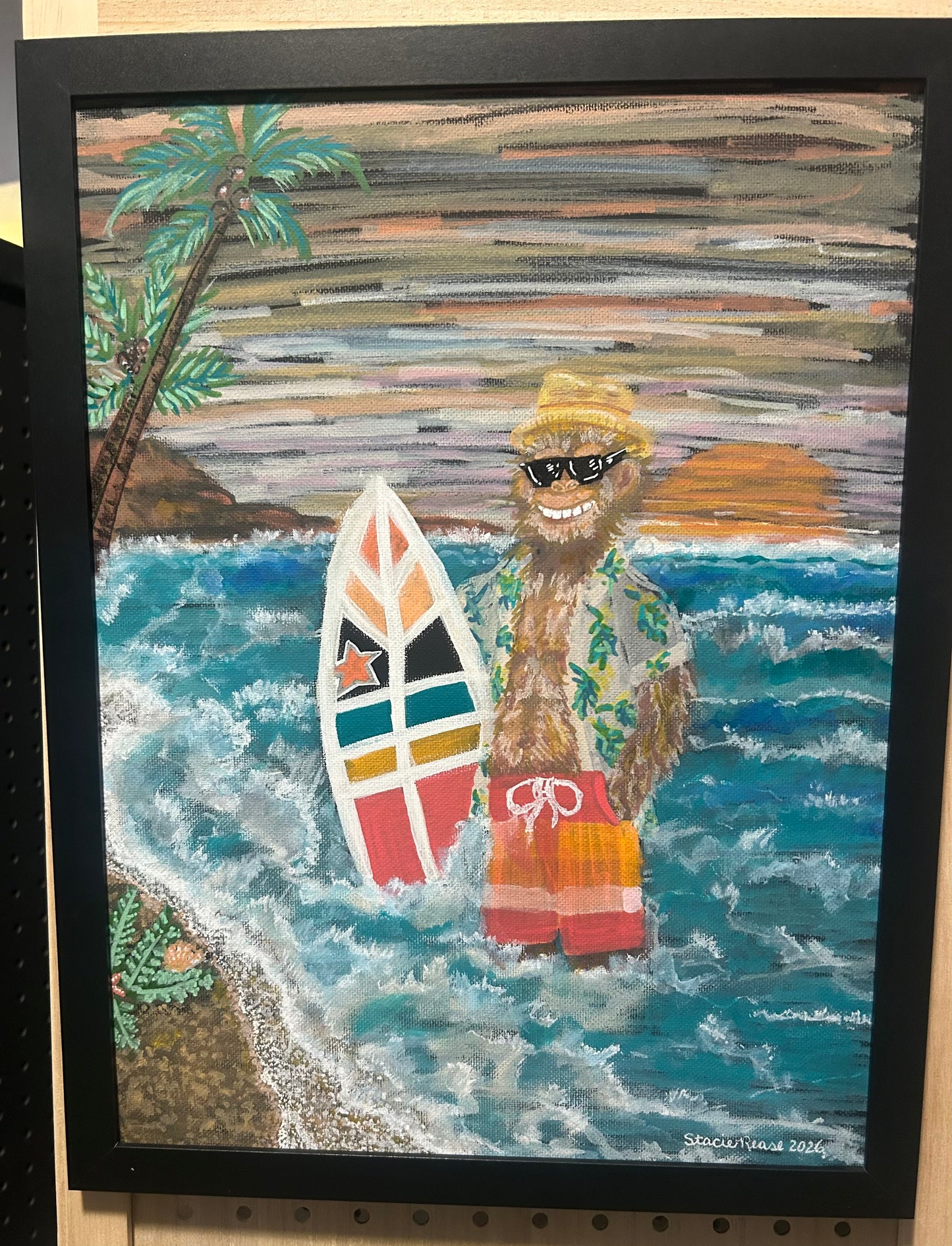 Tidal Wave Daydream — 12×16 Original Acrylic SOLD