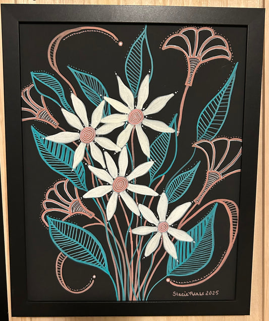 Whispers in teal