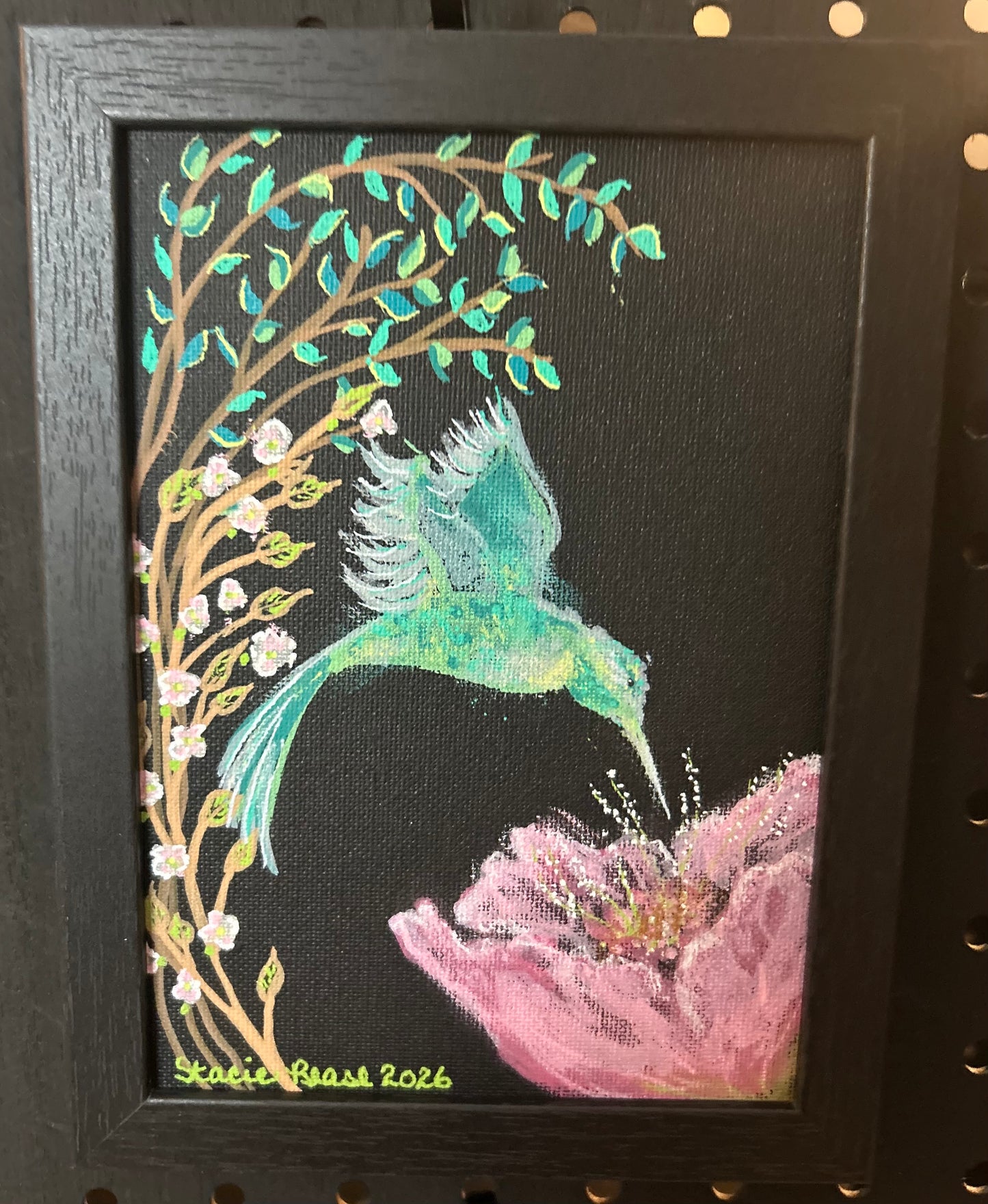 Vela — Original Hummingbird Painting (5×7)