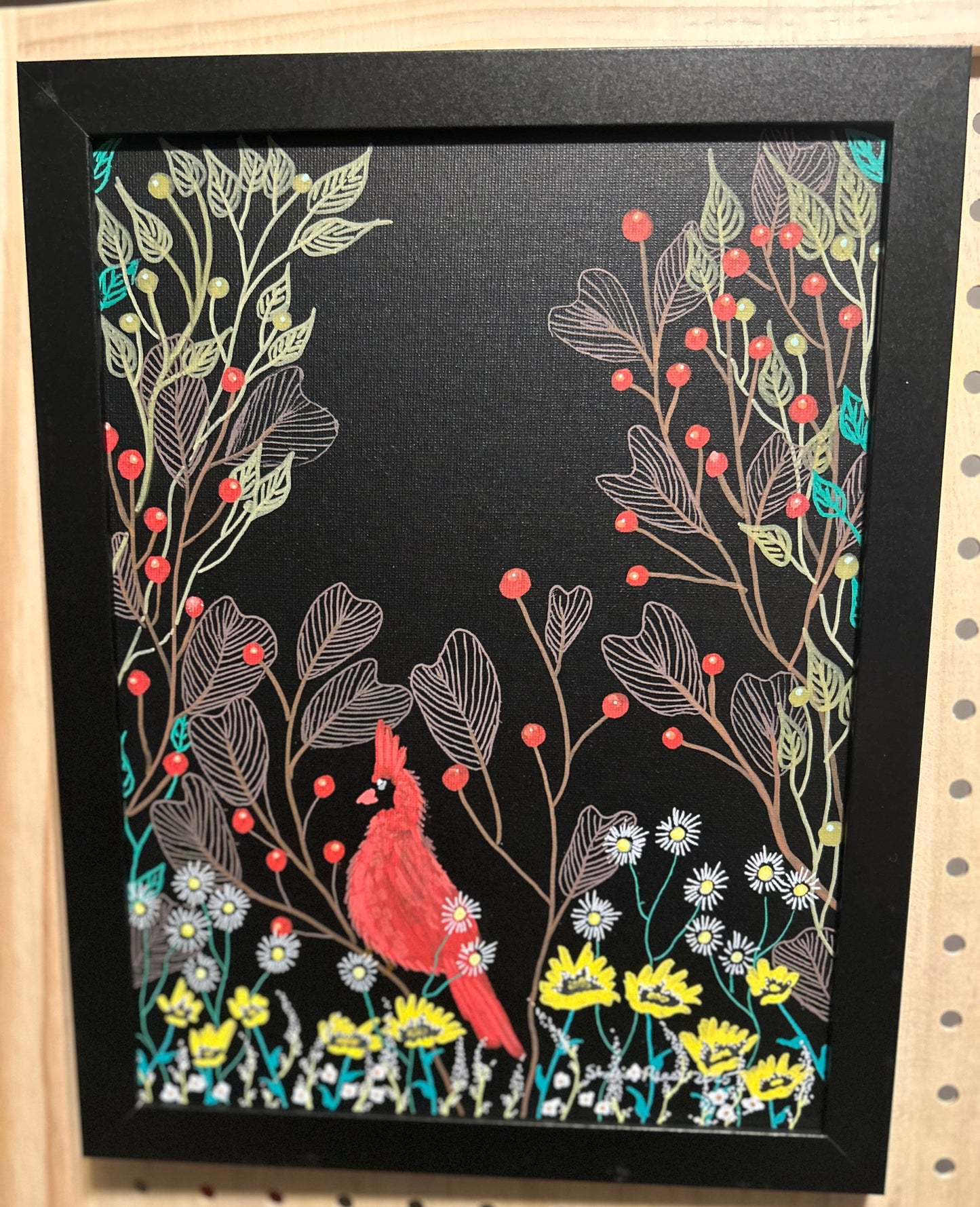 Stillness in scarlet