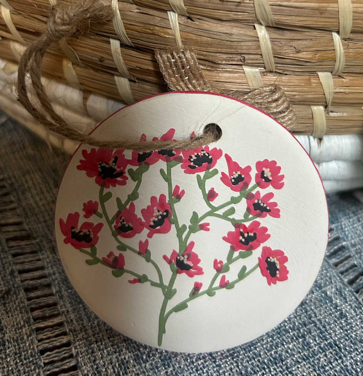 Poppy ornament